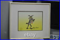 Weill Coyote Hand Ink Cell Painting Chuck Jones Autographed