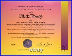 What a Mouthful Limited Edition Animation Cel by Chuck Jones signed