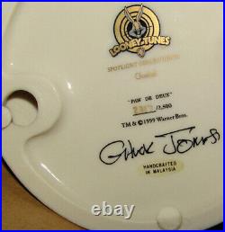 What's Opera Doc Bugs Bunny Elmer Fudd Chuck Jones Signed 1997 Goebel Figurine