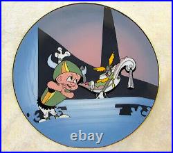 What's Opera Doc Bugs Bunny Elmer Fudd Chuck Jones Signed 1997 Goebel Figurine