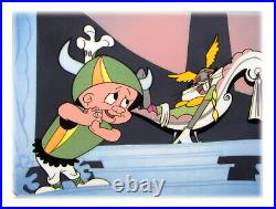 What's Opera Doc Bugs Bunny Elmer Fudd Chuck Jones Signed 1997 Goebel Figurine