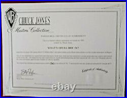 What's Opera Doc IV Signed Chuck Jones Warner Brothers 560/750 Cel Framed