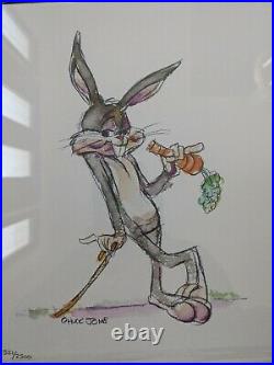 What's up Doc Signed Chuck Jones Fine Art with Certificate 2010 #321
