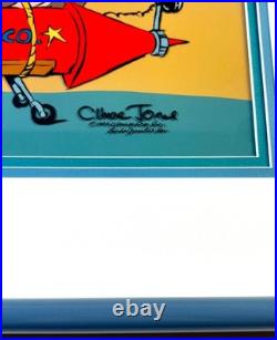 Wile Coyote Road Runner Chuck Jones Cel Limited Edition Looney Tunes Acme Rocket