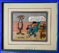 Wile E. Coyote COURTROOM Lawyer CHUCK JONES CEL Signed Limited Edition Art Cell