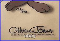 Wile E. Coyote COURTROOM Lawyer CHUCK JONES CEL Signed Limited Edition Art Cell