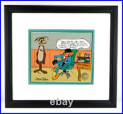 Wile E. Coyote COURTROOM Lawyer CHUCK JONES CEL Signed Limited Edition Art MOVIE