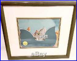 Wile E Coyote Hand Painted Authentic Cel Signed Chuck Jones Certificate