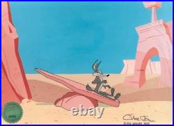 Wile E Coyote Looney Tunes Chuck Jones Signed 1994 Production Animation Cel 03