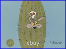 Wile E Coyote Looney Tunes Chuck Jones Signed 1994 Production Animation Cel 19