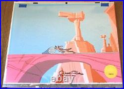 Wile E Coyote SIGNED CHUCK JONES Warner Brothers ORIGINAL PRODUCTION Cel