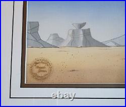 Wile E Coyote Warner Bros Chuck Jones Signed 1979 Looney Tales Animation Cel Loa