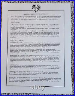 Wile E Coyote Warner Bros Chuck Jones Signed 1979 Looney Tales Animation Cel Loa