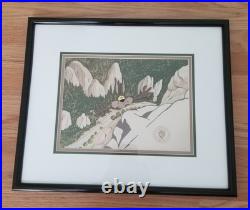 Wile E. Coyote original Animation Cell by Chuck Jones with certificate