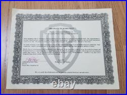 Wile E. Coyote original Animation Cell by Chuck Jones with certificate