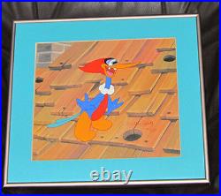 Woody Woodpecker Hand Painted Limited Edition Cel Signed By Walter Lantz