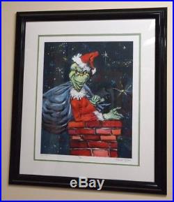 You're A Mean One The Grinch Giclee on Paper Framed HAND-SIGNED CHUCK JONES